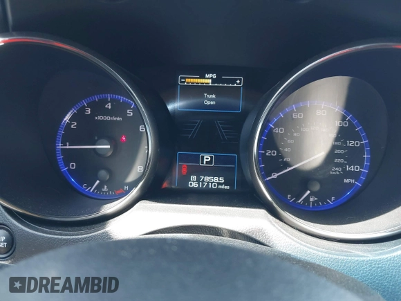 2019 Subaru Legacy Premium with VIN 4S3BNAH61K3038105, listed as a IAAI auction lot 42021989 with 61,710 mi miles and . Bid and sale history available at DreamBid. Image 15.