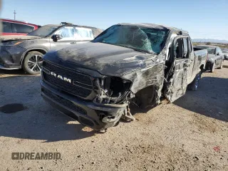 2024 Ram 1500 Tradesman with VIN 1C6SRECG8RN205674, listed as a Copart auction lot 88942195 with 21,121 mi miles and Salvage title. Bid and sale history available at DreamBid. Image 1.