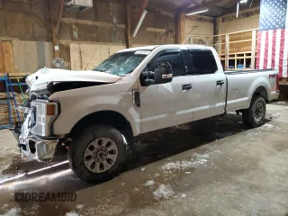2022 Ford F-350 XL with VIN 1FT8W3B63NEC38908, listed as a Copart auction lot 88760165 with 124,080 mi miles and Salvage title. Bid and sale history available at DreamBid. Image 1.