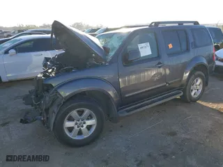 2012 Nissan Pathfinder LE with VIN 5N1AR1NN8CC621263, listed as a IAAI auction lot 40832679 with 1 mi miles. Bid and sale history available at carsss.com. Image 2.