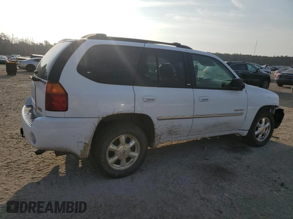 2006 GMC Envoy SLT with VIN 1GKDS13S962230376, listed as a Copart auction lot 43613965 with 136,462 mi miles and Salvage Title. Bid and sale history available at carsss.com. Image 3.