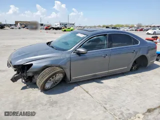 2016 Volkswagen Passat 1.8T SE w/Technology with VIN 1VWBS7A32GC049047, listed as a Copart auction lot 50255165 with 0 mi miles and Salvage Title. Bid and sale history available at carsss.com. Image 1.