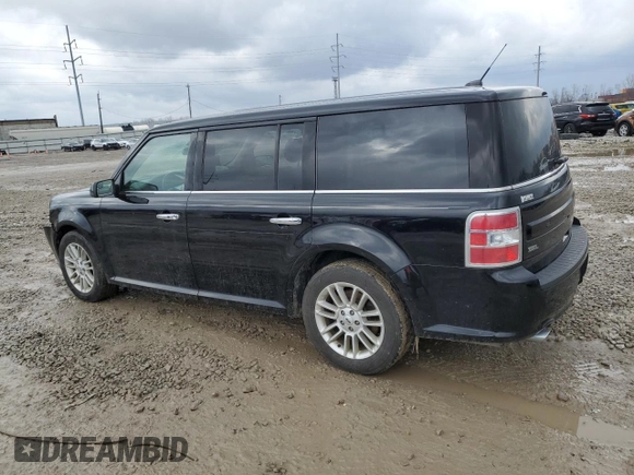 2017 Ford Flex SEL with VIN 2FMGK5C8XHBA03906, listed as a Copart auction lot 45334675 with 123,746 mi miles and Salvage Title. Bid and sale history available at carsss.com. Image 2.