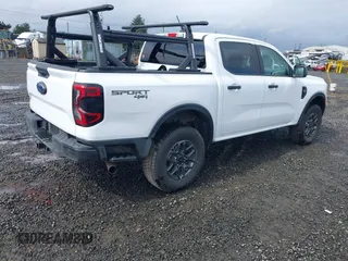 2024 Ford Ranger with VIN 1FTER4HP7RLE46467, listed as a IAAI auction lot 41901621 with 2,137 mi miles and . Bid and sale history available at DreamBid. Image 4.