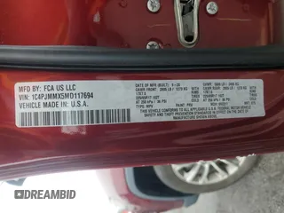 2021 Jeep Cherokee Latitude Lux with VIN 1C4PJMMX5MD117694, listed as a Copart auction lot 61139005 with 107,865 mi miles and Clean title. Bid and sale history available at DreamBid. Image 12.