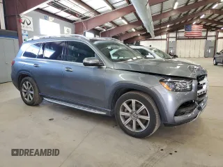 2021 Mercedes-Benz GLS 450 with VIN 4JGFF5KE1MA433451, listed as a Copart auction lot 47578184 with 30,296 mi miles and Salvage Title. Bid and sale history available at DreamBid. Image 4.