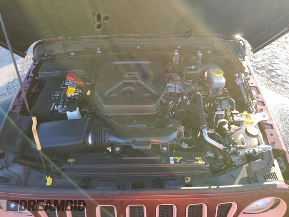 2021 Jeep Wrangler Unlimited Sport Altitude with VIN 1C4HJXDN7MW704830, listed as a Copart auction lot 84948044 with 42,321 mi miles and Salvage title. Bid and sale history available at DreamBid. Image 12.
