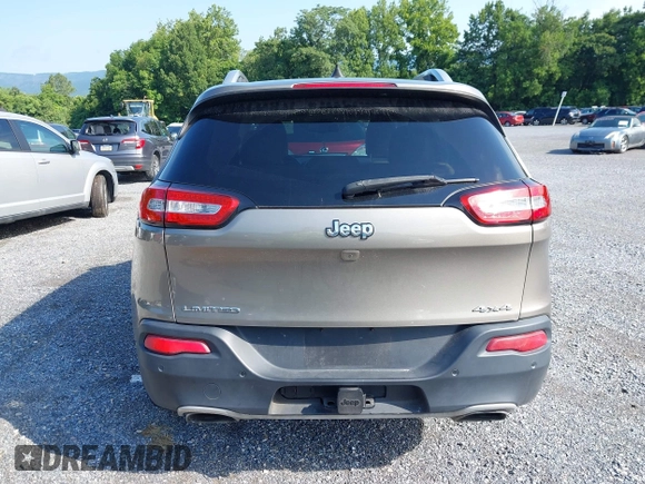 2017 Jeep Cherokee Limited with VIN 1C4PJMDS2HW571349, listed as a IAAI auction lot 42648368 with 151,029 mi miles and . Bid and sale history available at DreamBid. Image 16.