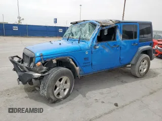 2015 Jeep Wrangler Unlimited Sport with VIN 1C4HJWDG2FL528687, listed as a Copart auction lot 59174625 with 87,285 mi miles and Non repairable. Bid and sale history available at DreamBid. Image 1.