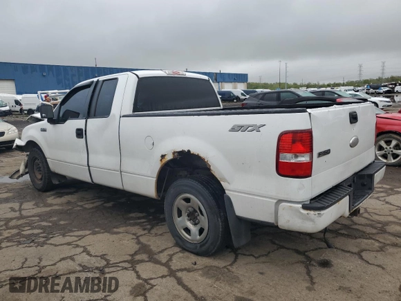 2007 Ford F-150 STX with VIN 1FTRX12W07FA04065, listed as a Copart auction lot 56001235 with Not provided miles and Salvage title. Bid and sale history available at DreamBid. Image 2.
