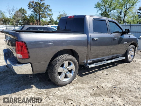 2017 Ram 1500 Big Horn with VIN 1C6RR7LG0HS518230, listed as a Copart auction lot 51051145 with 101,339 mi miles and Clean Title. Bid and sale history available at carsss.com. Image 3.