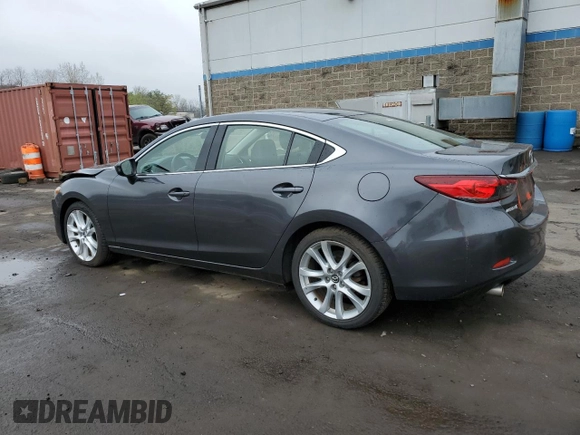 2014 Mazda 6 i Touring with VIN JM1GJ1V62E1148893, listed as a Copart auction lot 53800325 with 93,329 mi miles and Salvage Title. Bid and sale history available at DreamBid. Image 2.