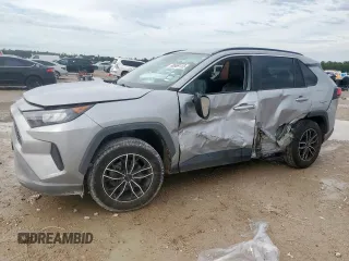 2019 Toyota RAV4 LE with VIN 2T3H1RFV5KW004048, listed as a Copart auction lot 60689155 with 155,761 mi miles and Salvage title. Bid and sale history available at DreamBid. Image 1.