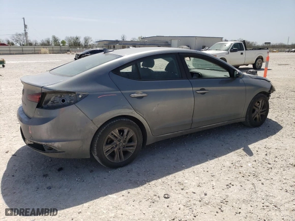 2019 Hyundai Elantra Preferred with VIN KMHD84LF6KU768851, listed as a Copart auction lot 48893705 with 152,742 mi miles and Salvage Title. Bid and sale history available at carsss.com. Image 3.