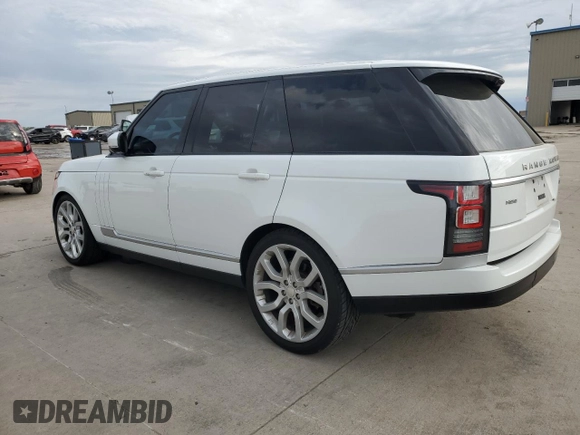 2014 Land Rover Range Rover HSE z VIN SALGS2WF7EA174240, wystawiony jako Copart lot #50063685 z przebiegiem 103 747 mil mil oraz Czysty tytuł • Clean title. Historia ofert i sprzedaży dostępna na DreamBid. Obrazek 2.