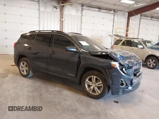 2019 GMC Terrain SLE with VIN 3GKALMEV3KL149956, listed as a IAAI auction lot 41797443 with 53,891 mi miles. Bid and sale history available at carsss.com. Image 1.