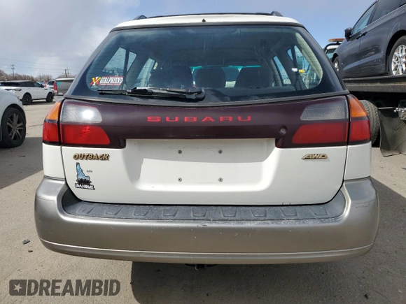2001 Subaru Legacy Outback with VIN 4S3BH665217678037, listed as a Copart auction lot 49513005 with 193,477 mi miles and Salvage title. Bid and sale history available at DreamBid. Image 6.
