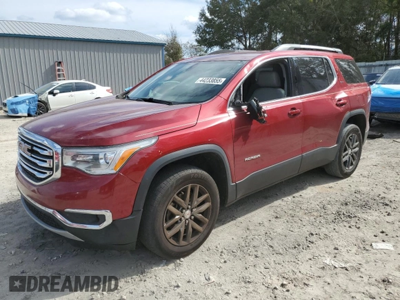 2019 GMC Acadia SLT with VIN 1GKKNMLS7KZ254841, listed as a Copart auction lot 44233855 with 149,958 mi miles and Salvage Title. Bid and sale history available at carsss.com. Image 1.