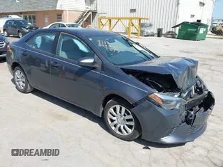 2016 Toyota Corolla L z VIN 2T1BURHE1GC598276, wystawiony jako IAAI lot #42225738 z przebiegiem 55 394 mil mil oraz . Historia ofert i sprzedaży dostępna na DreamBid. Obrazek 1.