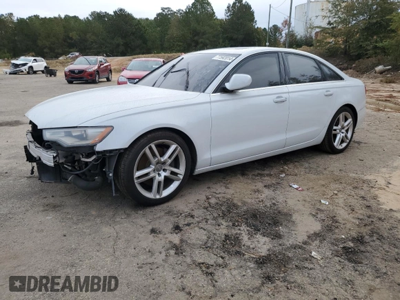 2015 Audi A6 2.0T Premium with VIN WAUCFAFC6FN009913, listed as a Copart auction lot 77592014 with 0 mi miles and Clean Title. Bid and sale history available at carsss.com. Image 1.