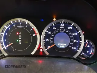 2012 Acura TSX Tech Pkg with VIN JH4CU2F67CC009658, listed as a IAAI auction lot 41849122 with 103,009 mi miles. Bid and sale history available at carsss.com. Image 7.