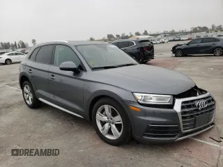2018 Audi Q5 Premium with VIN WA1ANAFY8J2014110, listed as a Copart auction lot 63578382 with 34,216 mi miles. Bid and sale history available at carsss.com. Image 1.