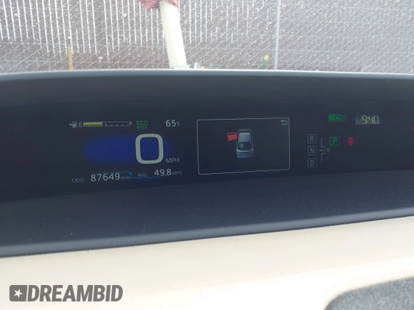 2016 Toyota Prius Four z VIN JTDKARFU8G3018145, wystawiony jako IAAI lot #42195308 z przebiegiem 87 649 mil mil oraz . Historia ofert i sprzedaży dostępna na DreamBid. Obrazek 7.
