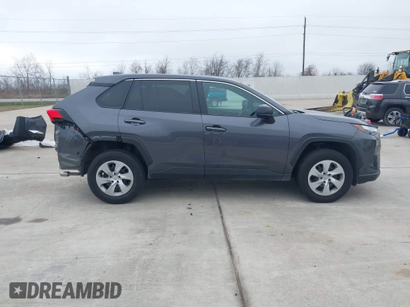 2023 Toyota RAV4 LE with VIN 2T3F1RFV3PW358939, listed as a IAAI auction lot 41575625 with 54,960 mi miles. Bid and sale history available at carsss.com. Image 13.