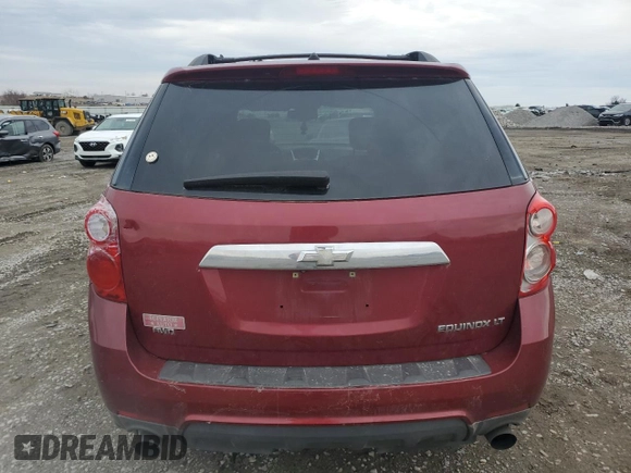 2012 Chevrolet Equinox LT w/2LT with VIN 2GNFLNE58C6350594, listed as a Copart auction lot 42980805 with 205,597 mi miles and Non Repairable. Bid and sale history available at carsss.com. Image 6.