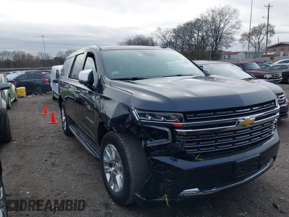 2023 Chevrolet Suburban Premier with VIN 1GNSKFKD5PR421523, listed as a IAAI auction lot 41120056 with 43,172 mi miles. Bid and sale history available at carsss.com. Image 13.