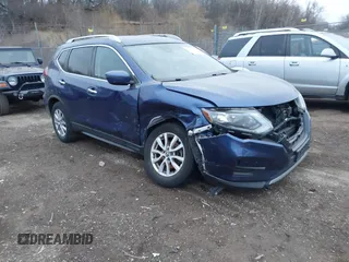 2019 Nissan Rogue SV with VIN KNMAT2MT9KP517402, listed as a IAAI auction lot 41039794 with 116,725 mi miles. Bid and sale history available at carsss.com. Image 1.