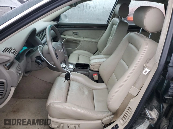 2002 Audi S8 with VIN WAUGU44D12N007629, listed as a Copart auction lot 84200554 with 156,384 mi miles and Clean Title. Bid and sale history available at DreamBid. Image 7.