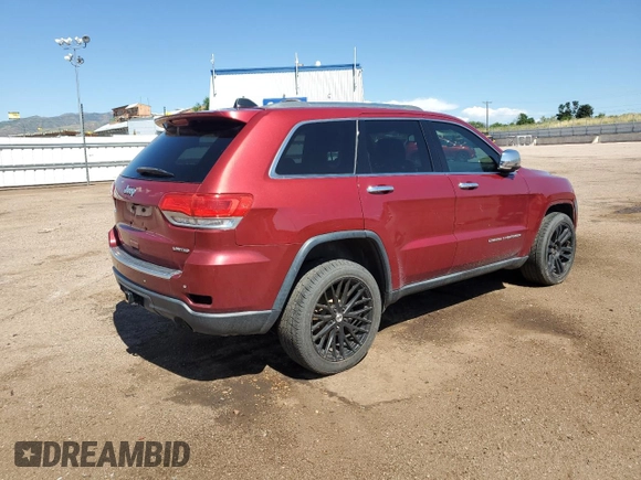 2014 Jeep Grand Cherokee Limited with VIN 1C4RJFBG9EC215979, listed as a Copart auction lot 63651935 with 153,724 mi miles and Clean title. Bid and sale history available at DreamBid. Image 3.