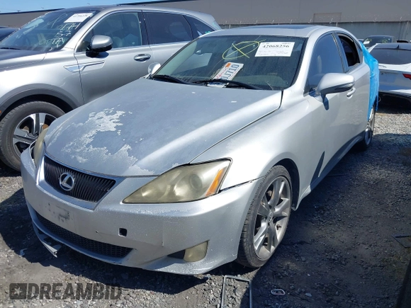 2009 Lexus IS with VIN JTHBK262895106279, listed as a IAAI auction lot 42068256 with 274,846 mi miles. Bid and sale history available at carsss.com. Image 18.
