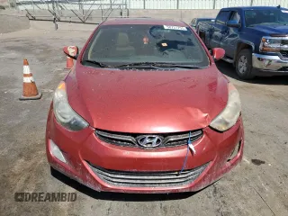 2013 Hyundai Elantra GLS with VIN KMHDH4AE8DU507475, listed as a Copart auction lot 58737755 with 184,629 mi miles and Clean title. Bid and sale history available at DreamBid. Image 5.