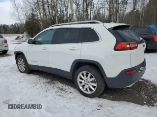 2017 Jeep Cherokee Limited with VIN 1C4PJLDSXHW587034, listed as a Copart auction lot 87054634 with 118,551 mi miles and Clean Title. Bid and sale history available at DreamBid. Image 2.