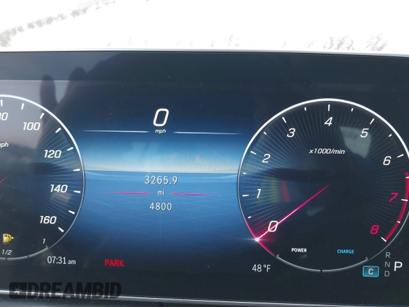 2024 Mercedes-Benz C 300 with VIN W1KAF4GB4RR170782, listed as a IAAI auction lot 40947069 with 4,800 mi miles and . Bid and sale history available at DreamBid. Image 16.