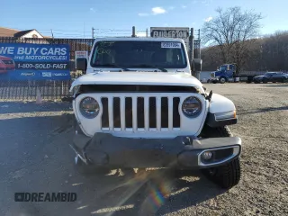 2020 Jeep Wrangler Unlimited Sahara with VIN 1C4HJXEG5LW150427, listed as a Copart auction lot 82891084 with 85,018 mi miles and Salvage Title. Bid and sale history available at carsss.com. Image 5.