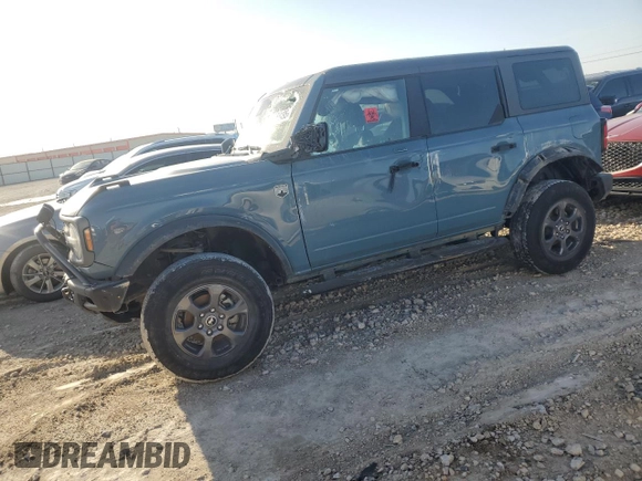 2022 Ford Bronco with VIN 1FMEE5BP5NLB10929, listed as a Copart auction lot 48568495 with 85,192 mi miles and Salvage Title. Bid and sale history available at DreamBid. Image 1.