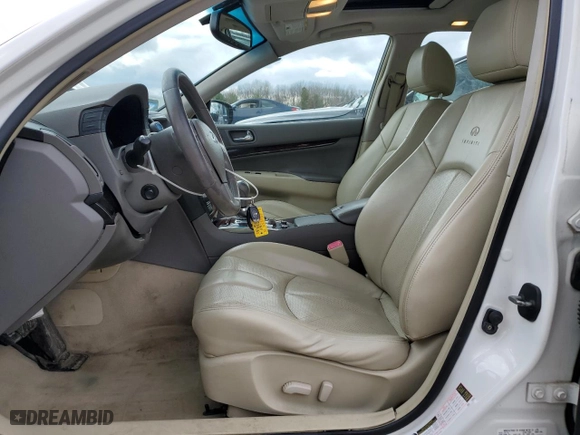 2010 Infiniti G37 Sedan x with VIN JN1CV6AR7AM252209, listed as a Copart auction lot 49631605 with 187,168 mi miles and Clean Title. Bid and sale history available at carsss.com. Image 7.