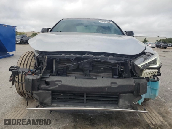 2018 Infiniti Q60 Luxe with VIN JN1EV7EK5JM342261, listed as a Copart auction lot 50986445 with 81,937 mi miles and Salvage Title. Bid and sale history available at DreamBid. Image 5.