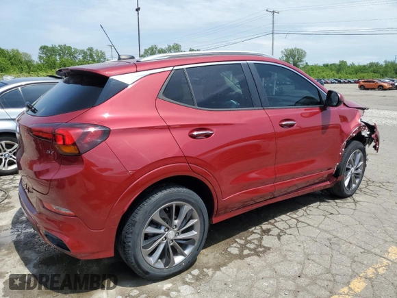 2021 Buick Encore GX Select with VIN KL4MMESL5MB112601, listed as a Copart auction lot 59312745 with 36,823 mi miles and Non repairable. Bid and sale history available at DreamBid. Image 3.