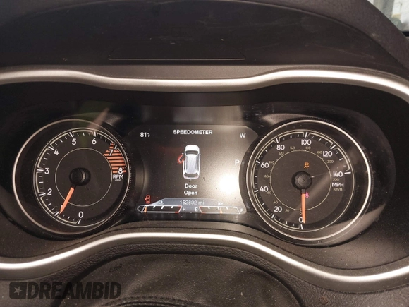 2016 Jeep Cherokee Trailhawk with VIN 1C4PJMBS0GW169184, listed as a IAAI auction lot 42255346 with 152,802 mi miles and . Bid and sale history available at DreamBid. Image 7.
