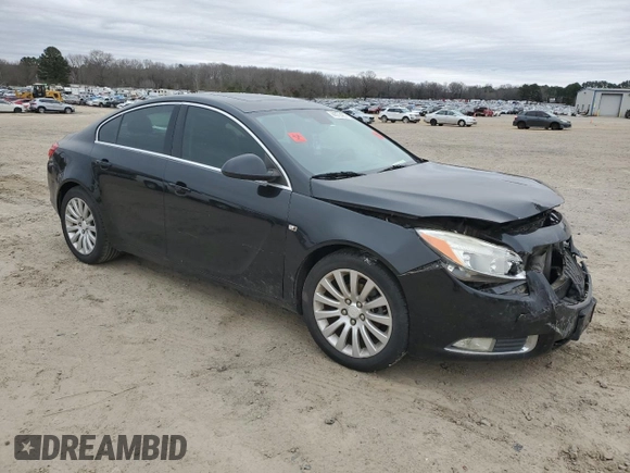 2011 Buick Regal CXL RL4 with VIN 2G4GS5EC0B9193246, listed as a Copart auction lot 44572485 with 135,646 mi miles and Clean title. Bid and sale history available at DreamBid. Image 4.
