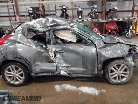 2013 Nissan Juke SV with VIN JN8AF5MR0DT226122, listed as a IAAI auction lot 41346836 with 115,520 mi miles. Bid and sale history available at carsss.com. Image 13.