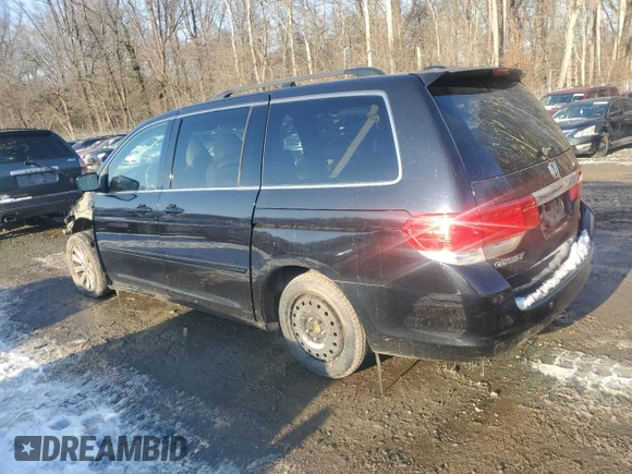 2008 Honda Odyssey Touring with VIN 5FNRL388X8B097313, listed as a Copart auction lot 88268575 with 0 mi miles and Salvage Title. Bid and sale history available at carsss.com. Image 2.