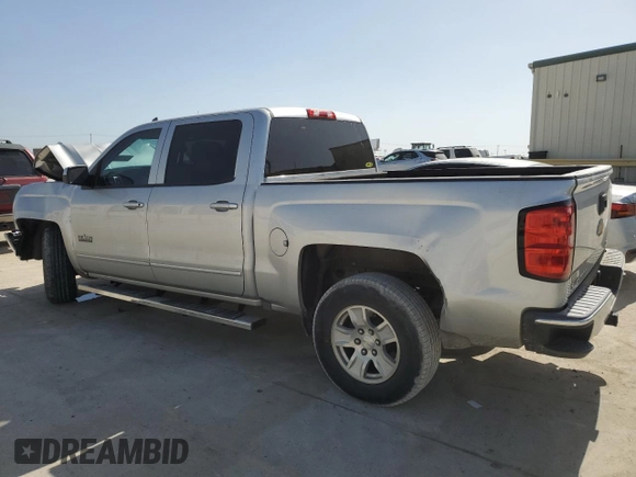2017 Chevrolet Silverado 1500 LT with VIN 3GCPCREH0HG477589, listed as a Copart auction lot 61572834 with 72,038 mi miles and Salvage Title. Bid and sale history available at DreamBid. Image 2.