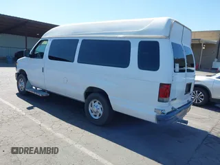 2008 Ford Econoline Cargo Commercial with VIN 1FTNS24W48DB56945, listed as a IAAI auction lot 42520468 with 97,068 mi miles and . Bid and sale history available at DreamBid. Image 3.