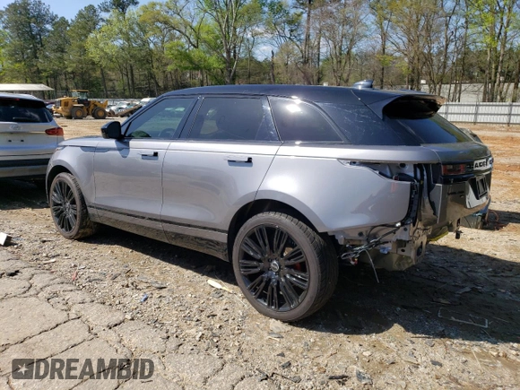 2021 Land Rover Range Rover Velar R-Dynamic S with VIN SALYT2EX5MA323352, listed as a Copart auction lot 46099283 with 14,030 mi miles. Bid and sale history available at carsss.com. Image 2.