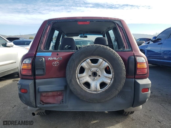 1998 Toyota RAV4 with VIN JT3GP10V5W7037660, listed as a Copart auction lot 44176245 with 203,792 mi miles and Salvage Title. Bid and sale history available at carsss.com. Image 6.